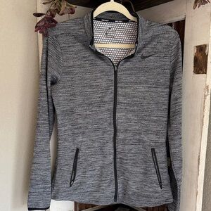 Nike Golf Gray Full-Zip Athletic Jacket